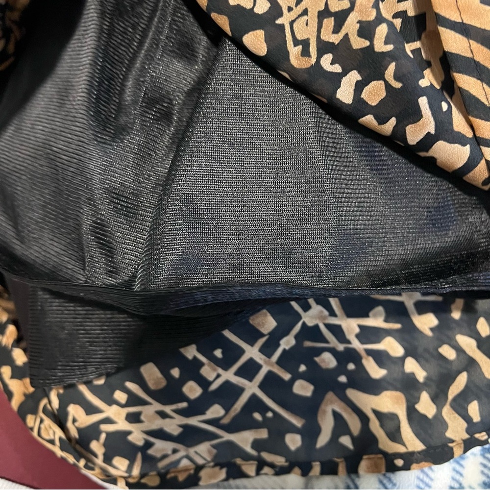💛 Jaclyn Smith Black and Tan Lined Sleeveless Dress - Size 6 - Picture 6 of 6
